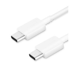   SAMSUNG adatkábel (Type-C - Type-C, EP-DA705BWEG, gyorstöltő, 100cm) FEHÉR