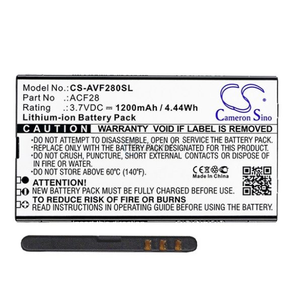 CAMERON SINO akku 1200mAh LI-ION (ACF28 kompatibilis) Archos F28