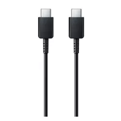   SAMSUNG adatkábel (Type-C - Type-C, EP-DA705BBEG, gyorstöltő, 100cm) FEKETE