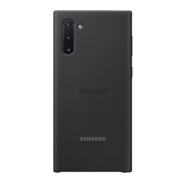 SAMSUNG műanyag telefonvédő (szilikon betét) FEKETE Samsung Galaxy Note 10 (SM-N970F)