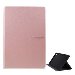   Tok álló, bőr hatású (FLIP, oldalra nyíló, asztali tartó, prémium) ROZÉARANY Huawei MediaPad M6 10.8 LTE, Huawei MediaPad M6 10.8 WIFI