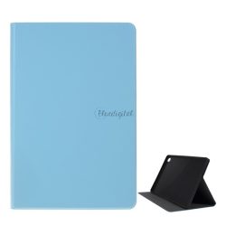   Tok álló, bőr hatású (FLIP, oldalra nyíló, asztali tartó, prémium) VILÁGOSKÉK Huawei MediaPad M6 10.8 LTE, Huawei MediaPad M6 10.8 WIFI