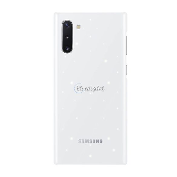 SAMSUNG műanyag telefonvédő (ultravékony, hívás és üzenetjelző funkció, LED világítás) FEHÉR Samsung Galaxy Note 10 (SM-N970F)