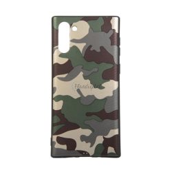   Szilikon telefonvédő (terep minta) ZÖLD Samsung Galaxy Note 10 (SM-N970F)