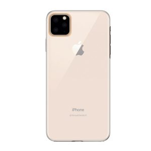 Műanyag telefonvédő (gumírozott) ÁTLÁTSZÓ Apple iPhone 11