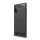Szilikon telefonvédő (közepesen ütésálló, légpárnás sarok, szálcsiszolt, karbon minta) FEKETE Samsung Galaxy Note 10 (SM-N970F)
