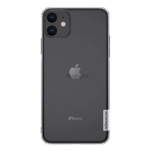NILLKIN NATURE szilikon telefonvédő (közepesen ütésálló, légpárnás sarok, 0.6 mm, ultravékony) ÁTLÁTSZÓ Apple iPhone 11