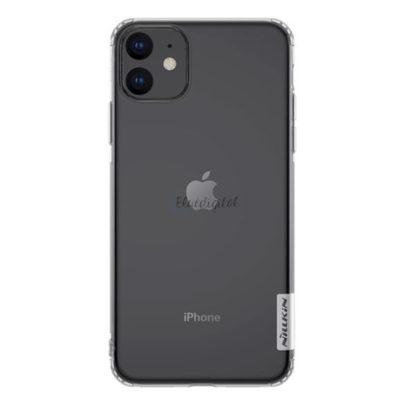 NILLKIN NATURE szilikon telefonvédő (közepesen ütésálló, légpárnás sarok, 0.6 mm, ultravékony) ÁTLÁTSZÓ Apple iPhone 11