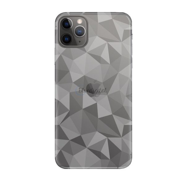 Szilikon telefonvédő (3D, gyémánt minta) ÁTLÁTSZÓ Apple iPhone 11 Pro
