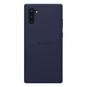 NILLKIN FLEX PURE szilikon telefonvédő (ultravékony, környezetbarát, mikrofiber plüss belső, matt) SÖTÉTKÉK Samsung Galaxy Note 10 (SM-N970F)