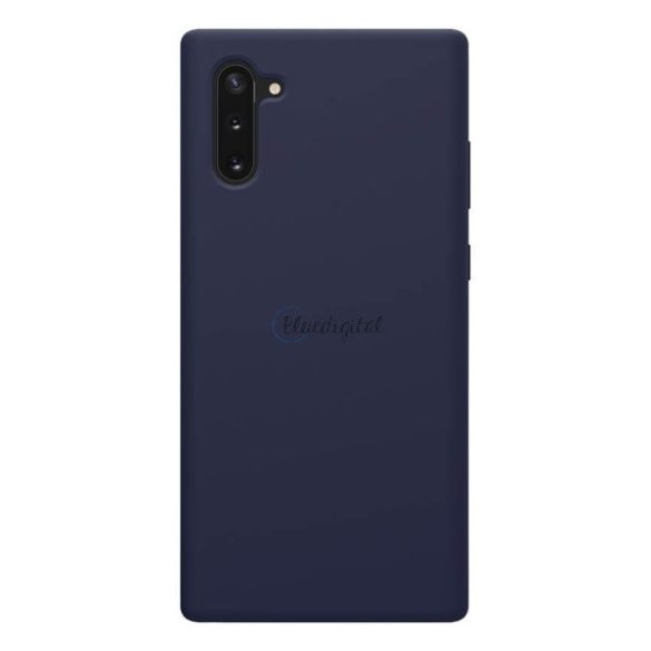 NILLKIN FLEX PURE szilikon telefonvédő (ultravékony, környezetbarát, mikrofiber plüss belső, matt) SÖTÉTKÉK Samsung Galaxy Note 10 (SM-N970F)