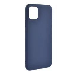 Szilikon telefonvédő (matt) SÖTÉTKÉK Apple iPhone 11