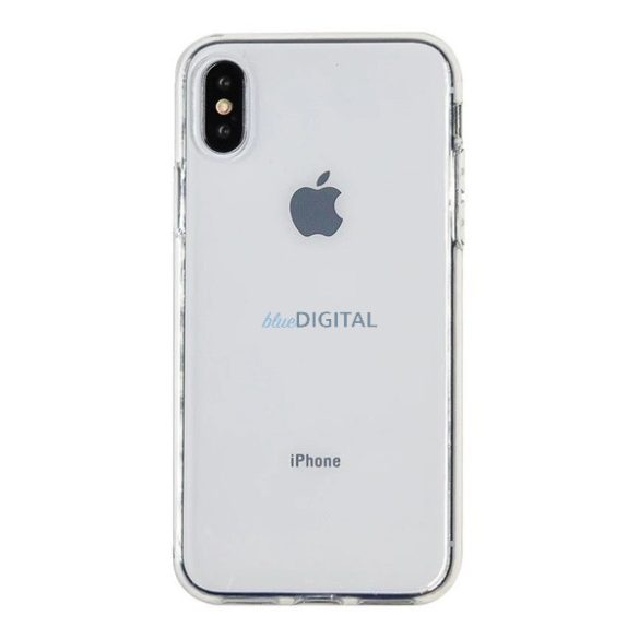 Szilikon telefonvédő (közepesen ütésálló, légpárnás keret) ÁTLÁTSZÓ Apple iPhone XR 6.1