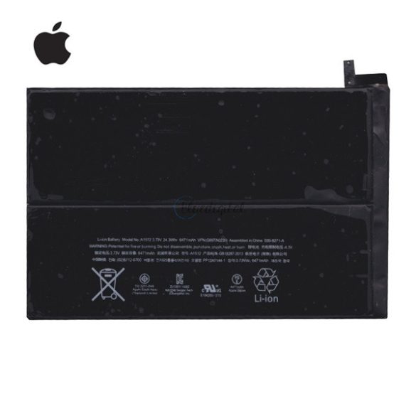 Akku 6471 mAh LI-ION (A1512 kompatibilis) Apple IPAD mini 2 , Apple IPAD mini 3