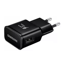   SAMSUNG hálózati töltő USB aljzat (15W, EP-TA200EBE, gyorstöltő) FEKETE