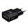 SAMSUNG hálózati töltő USB aljzat (15W, EP-TA200EBE, gyorstöltő) FEKETE