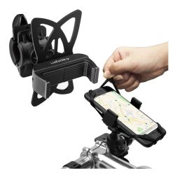   SPIGEN A250 kerékpáros telefontartó (360°, kormányra rögzíthető, 2-3.5" széles) FEKETE
