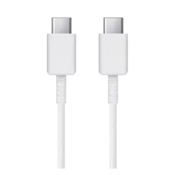   SAMSUNG adatkábel (Type-C - Type-C, gyorstöltő, 80cm) FEHÉR