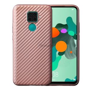 Szilikon telefonvédő (karbon minta) ROZÉARANY Huawei Mate 30 Lite (Nova 5i Pro)