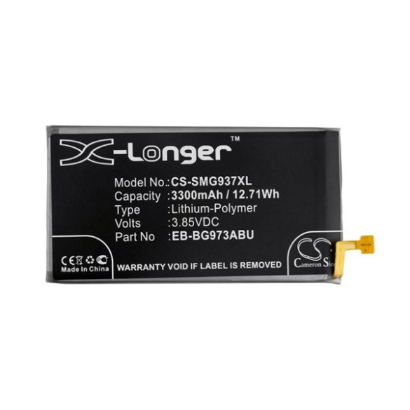 CAMERON SINO Akku 3300mAh LI-Polymer (EB-BG973ABU/GH82-18826A kompatibilis) Samsung Galaxy S10 (SM-G973)