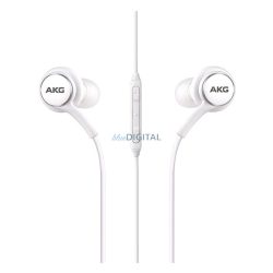   SAMSUNG fülhallgató SZTEREO (3.5mm jack, felvevő gomb, hangerőszabályzó, 2 pár fülgumi, Tuned by AKG) FEHÉR
