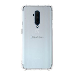 Szilikon telefonvédő (közepesen ütésálló, légpárnás sarok) ÁTLÁTSZÓ OnePlus 7T Pro