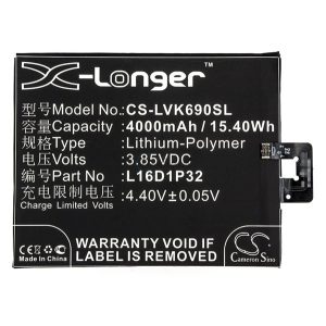 CAMERON SINO Li-Polymer akku (3.85V/4000mAh, Lenovo L16D1P32 kompatibilis) FEKETE