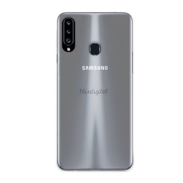 Szilikon telefonvédő (ultravékony) ÁTLÁTSZÓ Samsung Galaxy A20s (SM-A207F)