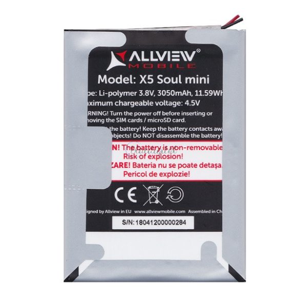 ALLVIEW akku 3050mAh LI-Polymer Allview X5 Soul Mini 