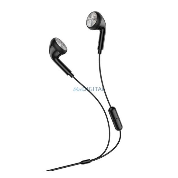 HOCO M73 fülhallgató SZTEREO (3.5mm jack, mikrofon, felvevő gomb) FEKETE