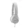 HOCO W21 GRACEFUL CHARM fejhallgató SZTEREO (3.5mm jack, mikrofon, felvevő gomb, 120cm kábel) SZÜRKE