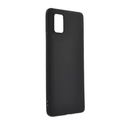   Szilikon telefonvédő (matt) FEKETE Samsung Galaxy A71 (SM-A715F)