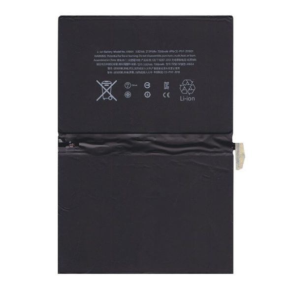 Akku 7306mAh LI-ION (A1674 kompatibilis) Apple IPAD Pro 9.7