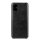 Műanyag telefonvédő (bőr hatású) FEKETE Samsung Galaxy A71 (SM-A715F)