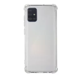   Szilikon telefonvédő (közepesen ütésálló, légpárnás sarok) ÁTLÁTSZÓ Samsung Galaxy A51 (SM-A515F)
