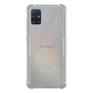 NILLKIN NATURE szilikon telefonvédő (közepesen ütésálló, légpárnás sarok, 0.6 mm, ultravékony) SZÜRKE Samsung Galaxy A51 (SM-A515F)