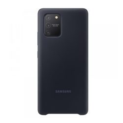   SAMSUNG szilikon telefonvédő FEKETE Samsung Galaxy S10 Lite (SM-G770F)