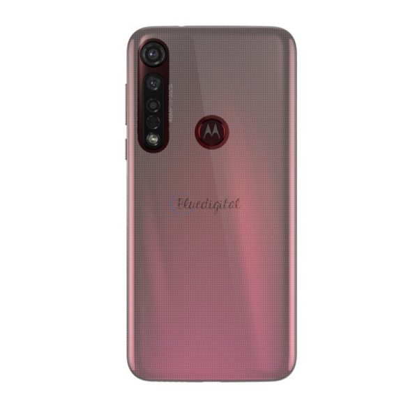 Műanyag telefonvédő (gumírozott) ÁTLÁTSZÓ Motorola Moto G8 Plus (XT2019)