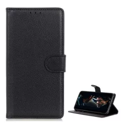   Tok álló, bőr hatású (FLIP, oldalra nyíló, asztali tartó funkció, prémium) FEKETE Samsung Galaxy S20 (SM-G980F), Samsung Galaxy S20 5G (SM-G981U)