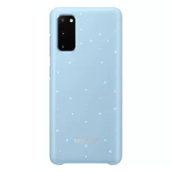   SAMSUNG műanyag telefonvédő (ultravékony, hívás és üzenetjelző funkció, LED világítás) VILÁGOSKÉK Samsung Galaxy S20 (SM-G980F), Samsung Galaxy S20 5G (SM-G981U)