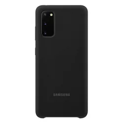   SAMSUNG szilikon telefonvédő FEKETE Samsung Galaxy S20 (SM-G980F), Samsung Galaxy S20 5G (SM-G981U)