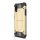 Defender műanyag telefonvédő (közepesen ütésálló, légpárnás sarok, szilikon belső, fémhatás) ARANY Samsung Galaxy A01 (SM-A015F)