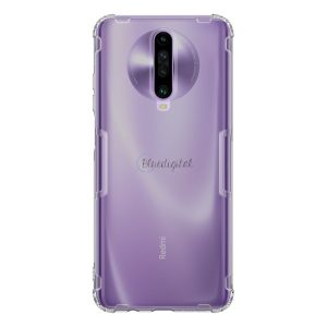 NILLKIN NATURE szilikon telefonvédő (közepesen ütésálló, légpárnás sarok, 0.6 mm, ultravékony) SZÜRKE Xiaomi Redmi K30 / K30 5G