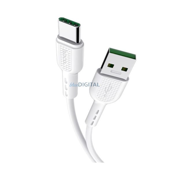 HOCO X33 adatkábel (USB - Type-C, gyorstöltő, 100cm) FEHÉR