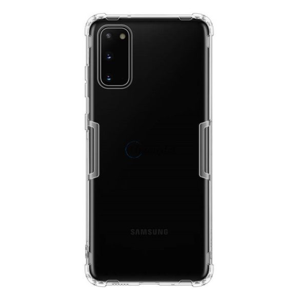 NILLKIN NATURE szilikon telefonvédő (közepesen ütésálló, légpárnás sarok, 0.6 mm, ultravékony) ÁTLÁTSZÓ Samsung Galaxy S20 (SM-G980F), Samsung Galaxy S20 5G (SM-G981U)