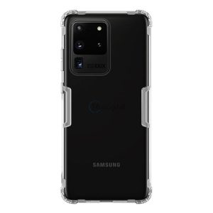 NILLKIN NATURE szilikon telefonvédő (közepesen ütésálló, légpárnás sarok, 0.6 mm, ultravékony) ÁTLÁTSZÓ Samsung Galaxy S20 Ultra (SM-G988F), Samsung Galaxy S20 Ultra 5G (SM-G988B)