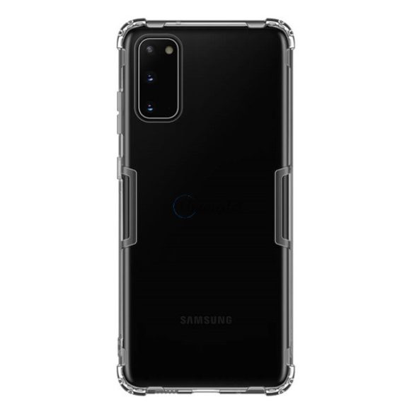 NILLKIN NATURE szilikon telefonvédő (közepesen ütésálló, légpárnás sarok, 0.6 mm, ultravékony) SZÜRKE Samsung Galaxy S20 Plus (SM-G985F), Samsung Galaxy S20 Plus 5G (SM-G986)