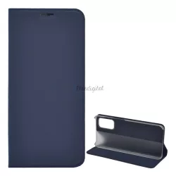   Tok álló, bőr hatású (FLIP, oldalra nyíló, asztali tartó funkció) SÖTÉTKÉK Samsung Galaxy S20 (SM-G980F), Samsung Galaxy S20 5G (SM-G981U)