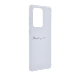   ROAR CARBON ARMOR szilikon telefonvédő (közepesen ütésálló, légpárnás sarok, karbon minta) ÁTLÁTSZÓ Samsung Galaxy S20 Ultra (SM-G988F), Samsung Galaxy S20 Ultra 5G (SM-G988B)