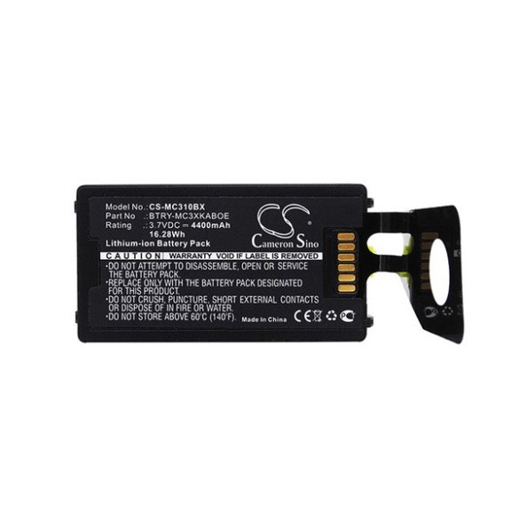 CAMERON SINO Li-Ion akku (3.7V/4400mAh, Zebra 82-127909-02 kompatibilis) FEKETE 